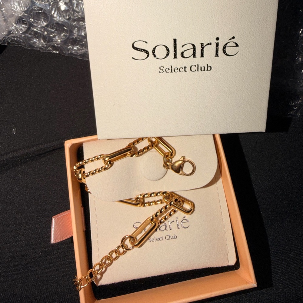 Solarié Gold Chain Bracelet